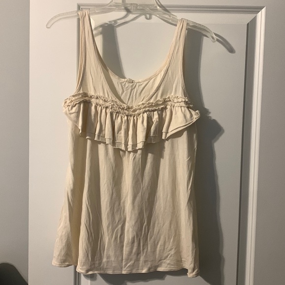 J. Crew Ruffle Tank Top - Picture 1 of 4